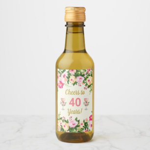 Feminine Cheval Anniversaire Mini Étiquette boutei