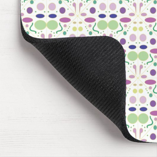 Feminine- en poka dot-patroon muismat (Hoek)