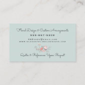 Feminine fiets | Moderne schets Visitekaartje (Achterkant)