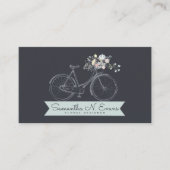 Feminine fiets | Moderne schets Visitekaartje (Voorkant)