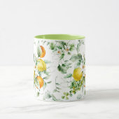 Feminine Floral Pattern Mok (Midden)