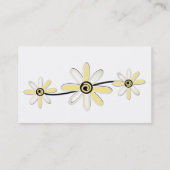 Feminine gele Visitekaartjes (Achterkant)