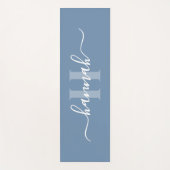 Feminine Large Monogram Script Yogamat (Voorkant)