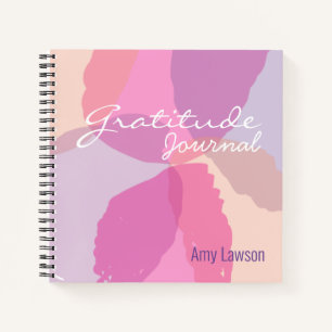 Feminine Pink Gratitude Journal Notitieboek
