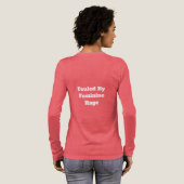 Feminine Rage Tri-Blend Shirt (Achterkant)