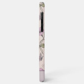  Feminine Roze botanische wilde bloemen Case-Mate iPhone Case (Achterkant/links)