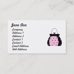 Feminine Roze Visitekaartjes