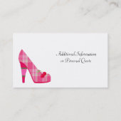 Feminine Roze Visitekaartjes (Achterkant)