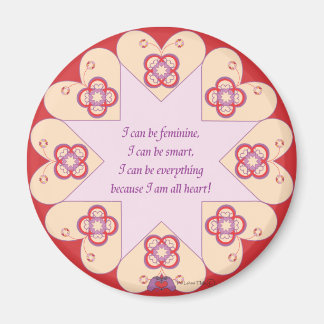 Feminine, Smart, All Heart : aimant HeartStar(TM)