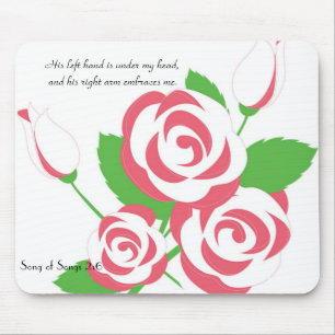 Feminine Soft Roos Mousepad Muismat