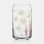 Feminine Spring Glass – Soft Pastel  Blikvorm Glas (Achterkant)