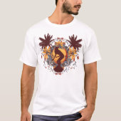 Feminine Surfer T-shirt (Voorkant)