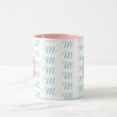 Feminine tasse rose pour elle avec motif de l'init (Centre)