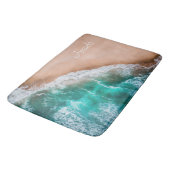 Feminine Tropical Beach Background Badmat (Gekanteld)