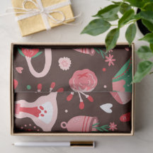 Feminine Wellness Floral Pattern