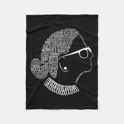 Feminism Quotes Feminist Womens Rights  Fleece Deken (Voorkant)