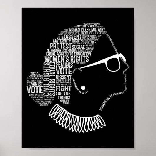 Feminism Quotes Feminist Womens Rights Poster (Voorkant)