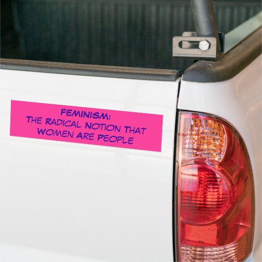 FEMINISME BUMPERSTICKER (Op Truck)