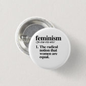 Feminisme Button (Voorkant /achterkant)