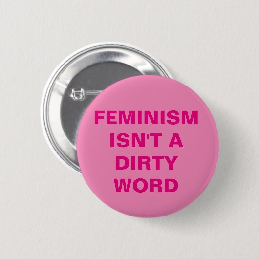 Feminisme Button (Voorkant /achterkant)