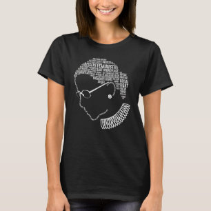 Feminisme citeert feministische rechten Vrije Krac T-shirt