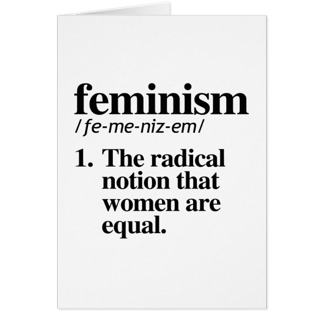 Feminisme Definitie (Voorkant)