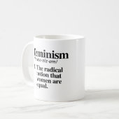 Feminisme Definitie Koffiemok (Voorkant links)