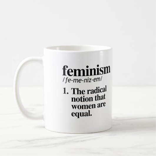 Feminisme Definitie Koffiemok (Links)