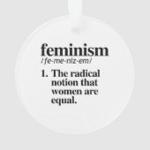 Feminisme Definitie Ornament (achterkant)