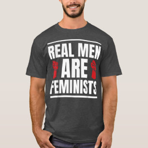 Feminisme Echte Mannen zijn feministen 1328 T-shirt