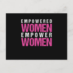 Feminisme Feministische Gelijkheid Meisje Vrouwen  Briefkaart