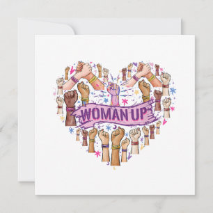 Feminisme Feministische Sterke Vrouwenempowerment  Bedankkaart