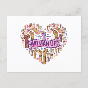 Feminisme Feministische Sterke Vrouwenempowerment  Briefkaart