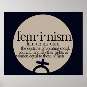Feminisme gedefinieerd poster