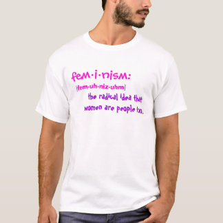 Feminisme gedefinieerd t-shirt
