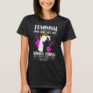 Feminisme: gelijkheid van vrouwen en mannen t-shirt