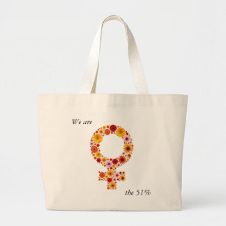 feminisme grote tote bag