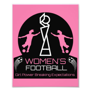 Feminisme in de sport van vrouwen foto afdruk