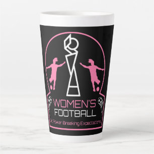 Feminisme in de sport van vrouwen latte mok