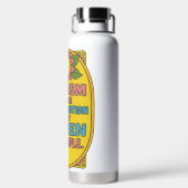 Feminisme is het radicale idee dat vrouwen aanhale waterfles (Achterkant)