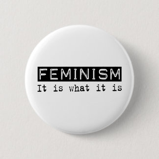 Feminisme is het ronde button 5,7 cm