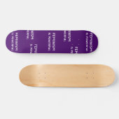 Feminisme is krachtig - skateboard (Horizontaal)