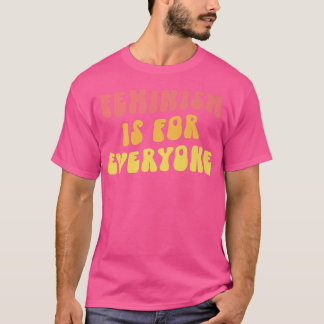 Feminisme is voor iedereenRetro moderne feministis T-shirt