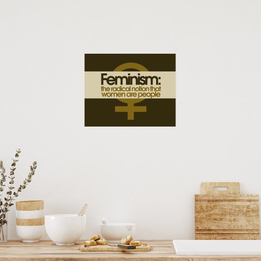 feminisme poster (Keuken)