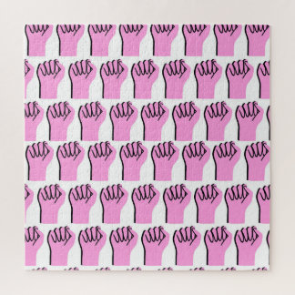 Feminisme Power: symbolisch patroon Legpuzzel