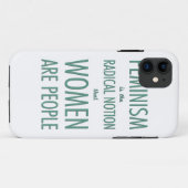 Feminisme: Radicale opvatting dat vrouwen mensen z Case-Mate iPhone Case (Achterkant (horizontaal))