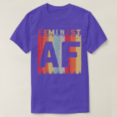Feminist Af Feminism 1418 T-shirt (Design voorkant)