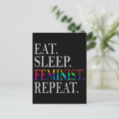 Feminist Briefkaart (Staand voorkant)