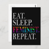 Feminist Briefkaart (Voorkant / Achterkant)