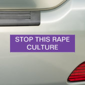 Feminist bumper sticker (Op auto)